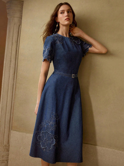 MEDLEY Midi Denim Dresses