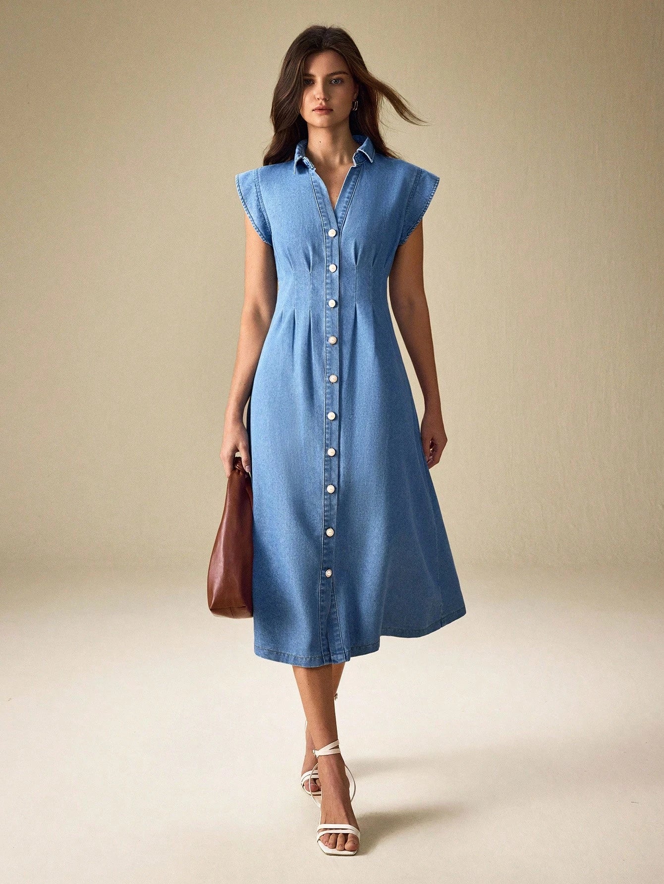 MEDLEY Midi Denim Dresses