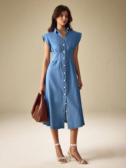 MEDLEY Midi Denim Dresses