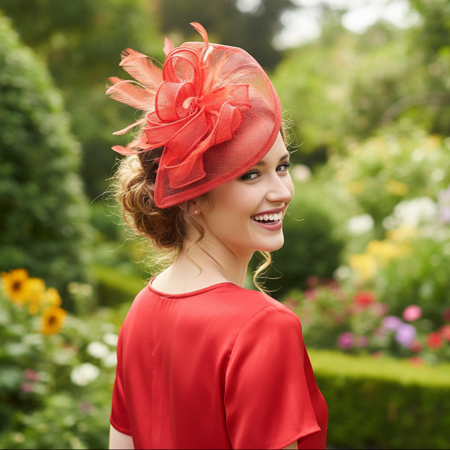 Hemp & Feather Hairpin Fascinators