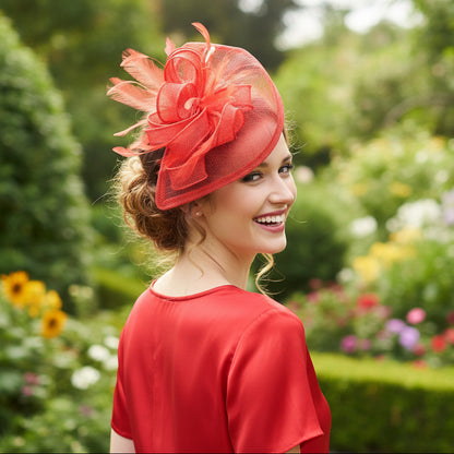 Hemp & Feather Hairpin Fascinators