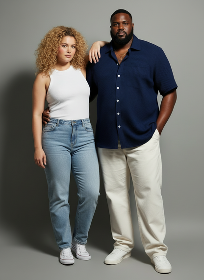 Manfinity Homme Plus Size Menswear Short Sleeve Shirt