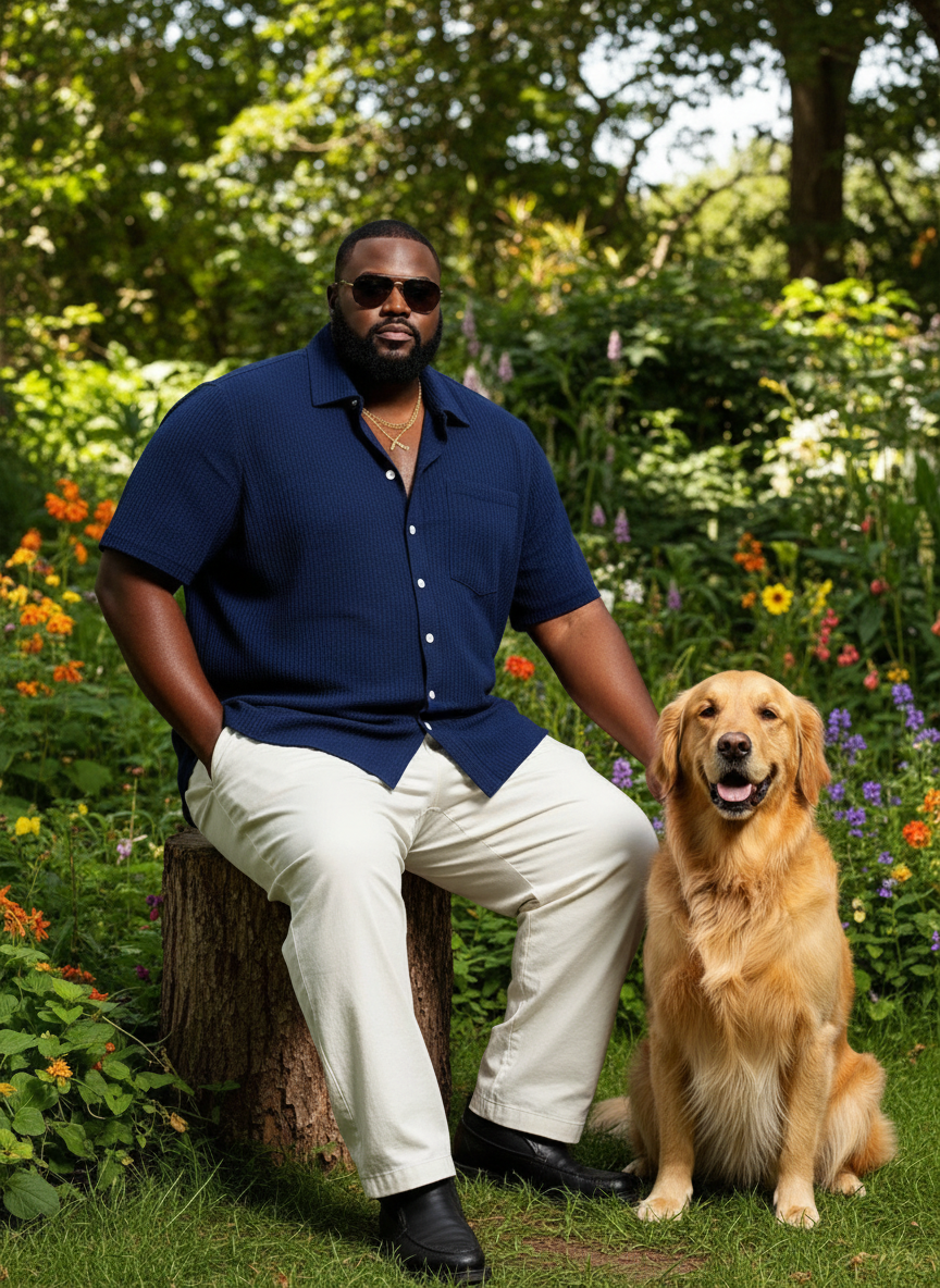 Manfinity Homme Plus Size Menswear Short Sleeve Shirt