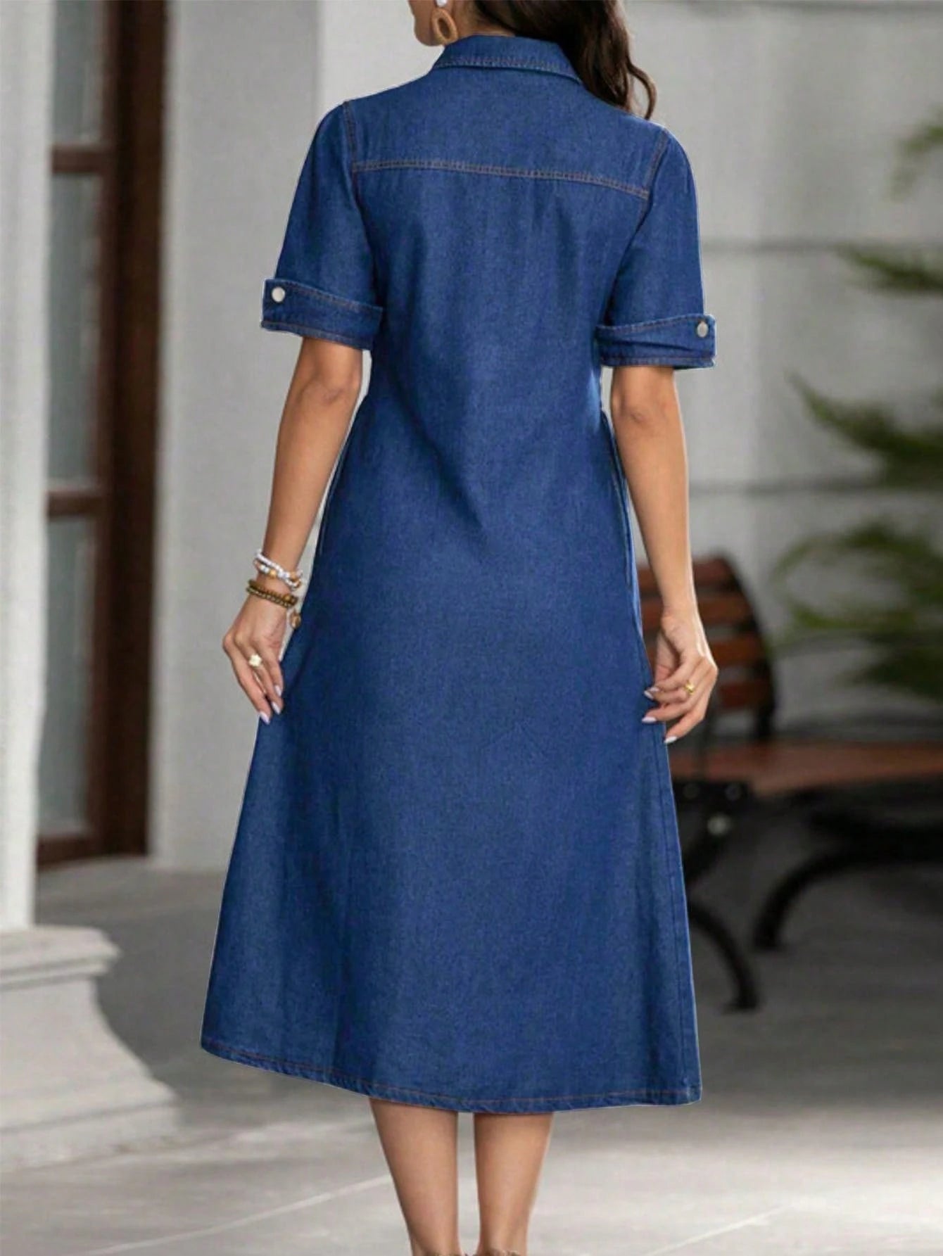 MEDLEY Midi Denim Dresses