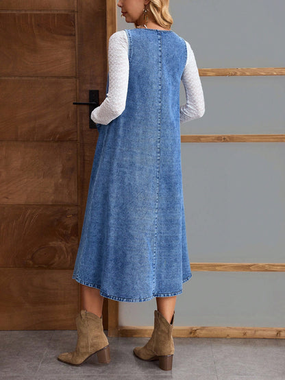 MEDLEY Midi Denim Dresses