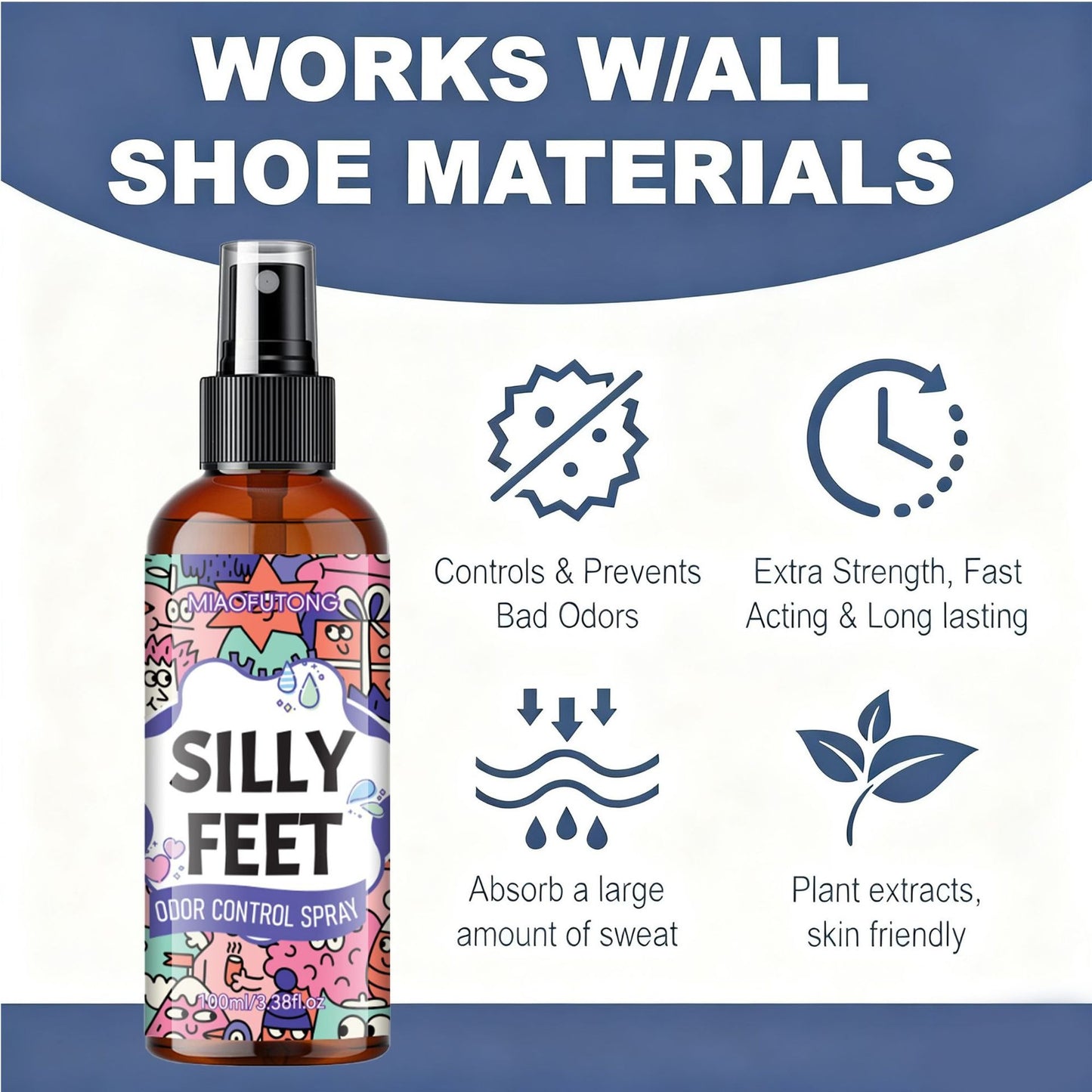 Silly Feet Odor Control Spray
