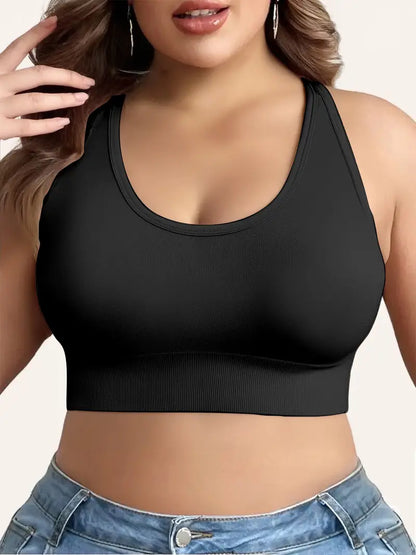 CELILIN Racerback Plus Size Sports Bras