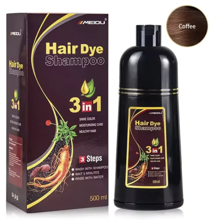 Herbal 3-in-1 Natural Hair Dye Shampoo