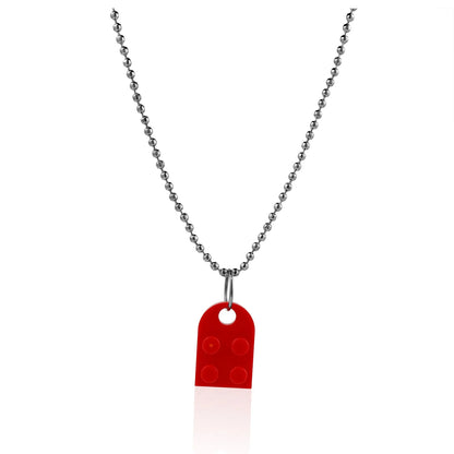 Heart Shaped Lego Pendant Necklaces