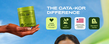Cata-Kor NAD+ Advanced - NAD Supplement with Resveratrol