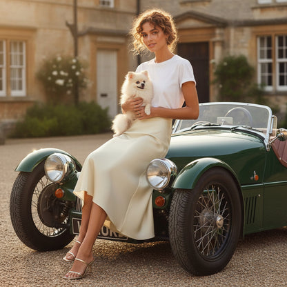 Lady Rose Satin A-Line Skirts