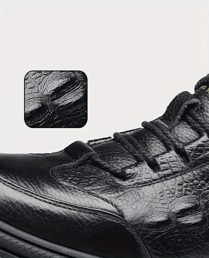 Premium Genuine Cowhide Leather Ankle Boots