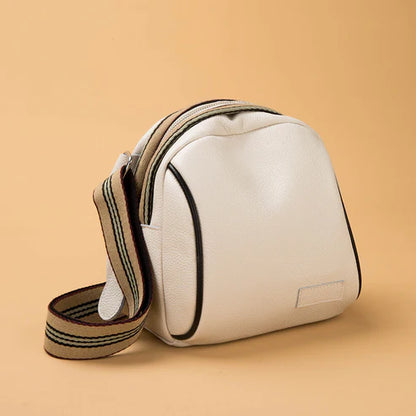 Annmouler Genuine Cowhide Leather Saddle Handbags