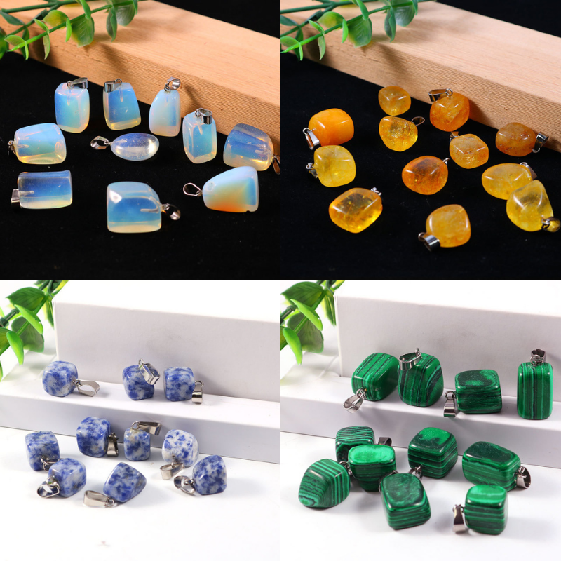 Natural Stone Irregular Pendants