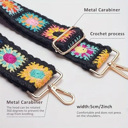 Retro Adjustable Woven Bag Straps