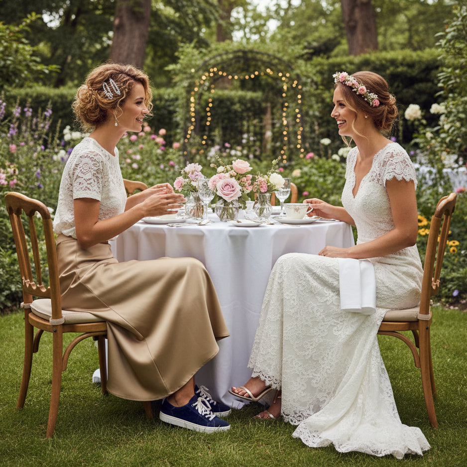 Lady Rose Satin A-Line Skirts