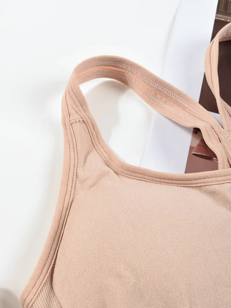 CELILIN Racerback Plus Size Sports Bras