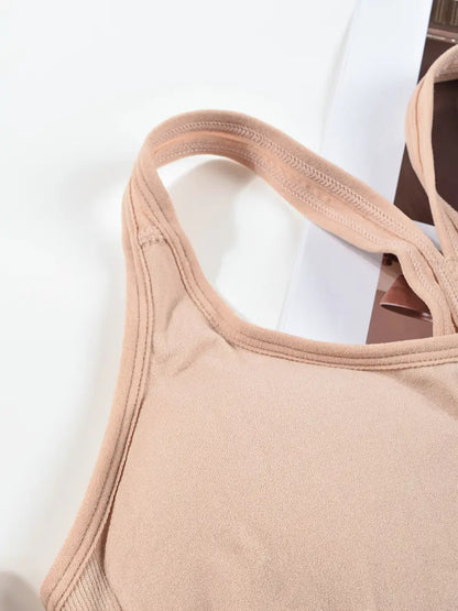 CELILIN Racerback Plus Size Sports Bras