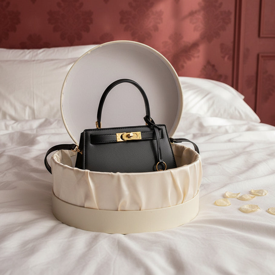 Lee Radziwill Inspired Petite Kelly Crossbody Handbag