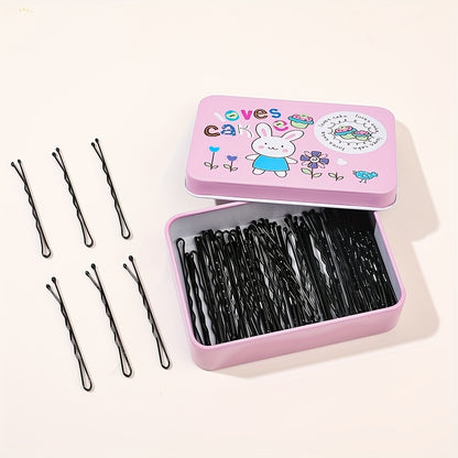 Bobby Pins and Hairpin Storage Tin