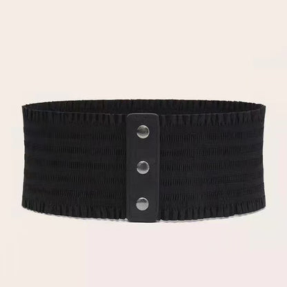 Domed Elastic Wide Belts