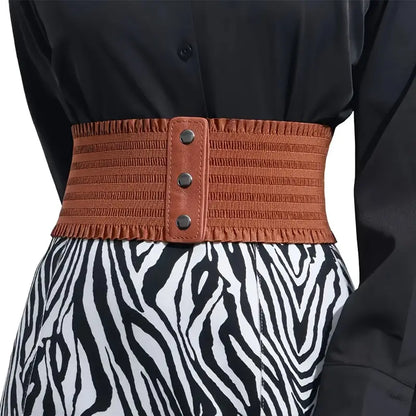 Domed Elastic Wide Belts