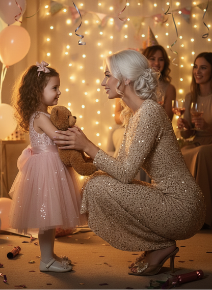 Elegant Sequin Midi Dresses