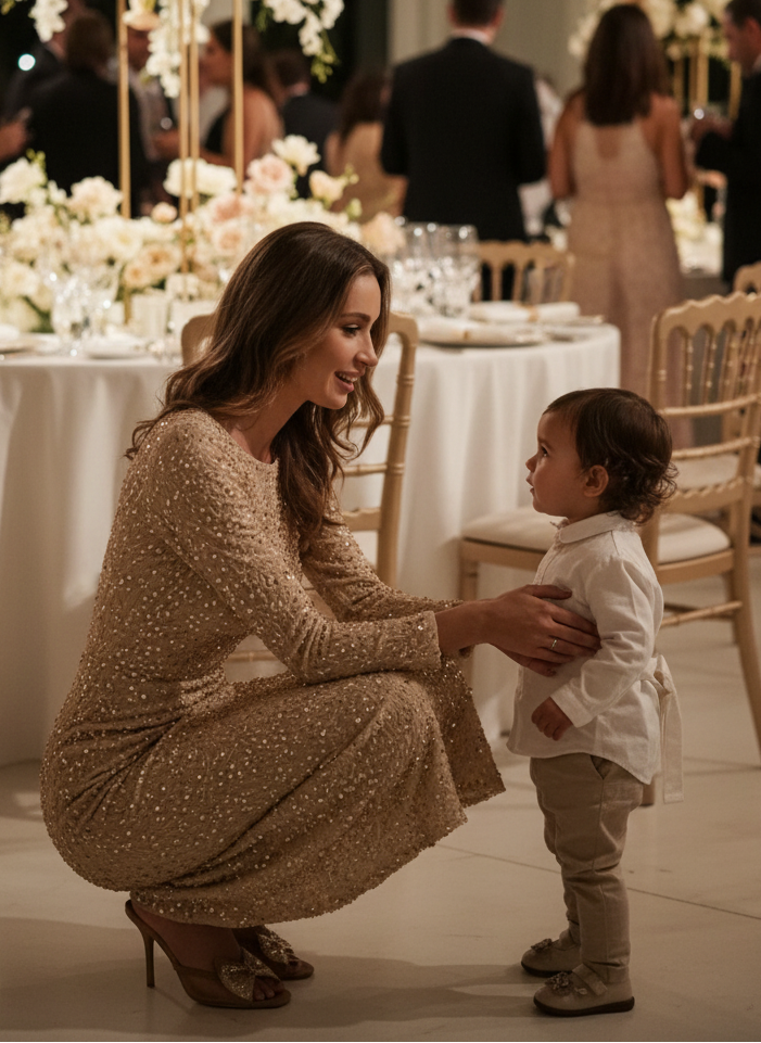 Elegant Sequin Midi Dresses