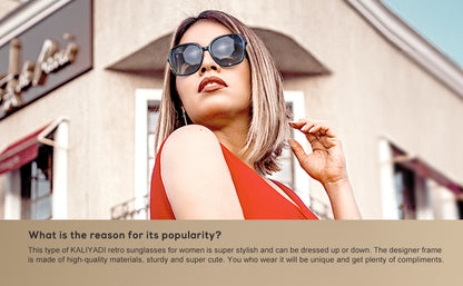 CATMONROE Cat-Eye Gradient Fashion Sunglasses