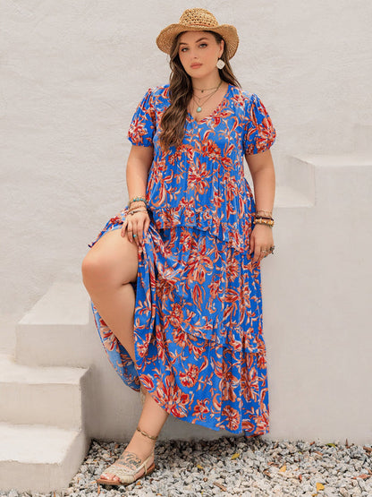 Rustty Dustty Plus Size Viscose Boho Dress