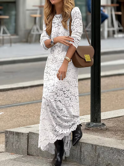 Lace Bohemian Maxi Dress
