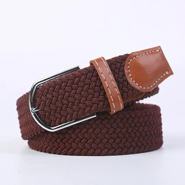 Casual Woven Fabric Elastic Belts