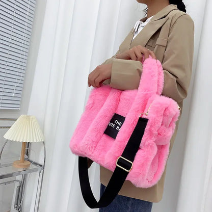 Designer Faux Fur Tote Bags