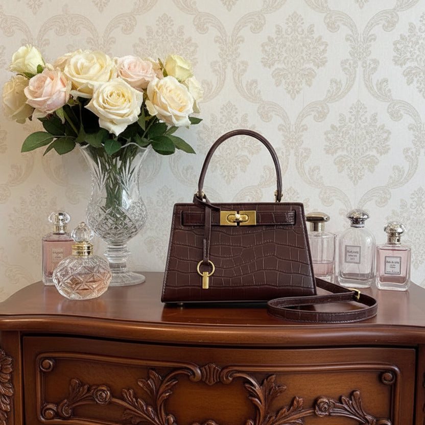 Lee Radziwill Inspired Petite Kelly Crossbody Handbag