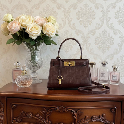 Lee Radziwill Inspired Petite Kelly Crossbody Handbag