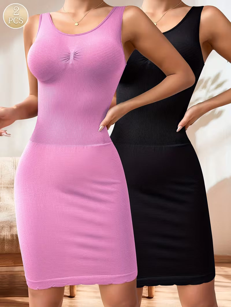 Svelte Secrets High-Support Compression Shaping Slips (Set of 2)