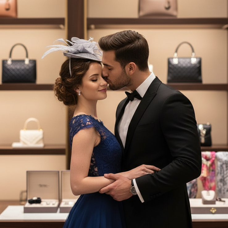 Ostrich Feather Fascinators