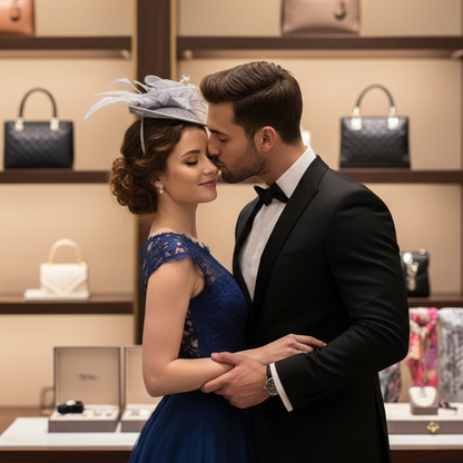 Ostrich Feather Fascinators