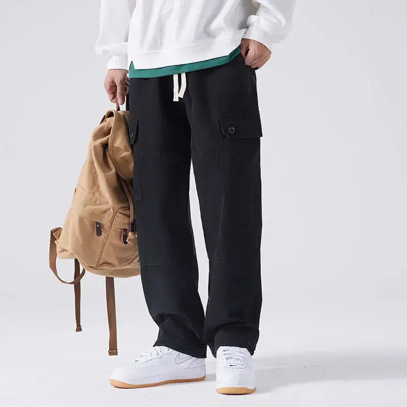 Drawstring Cargo Pants