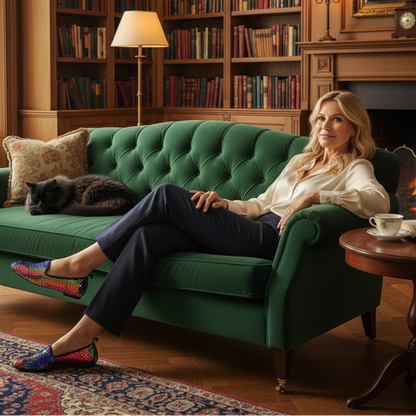 Rainbow Sequined Lightweight Comfortable Flats