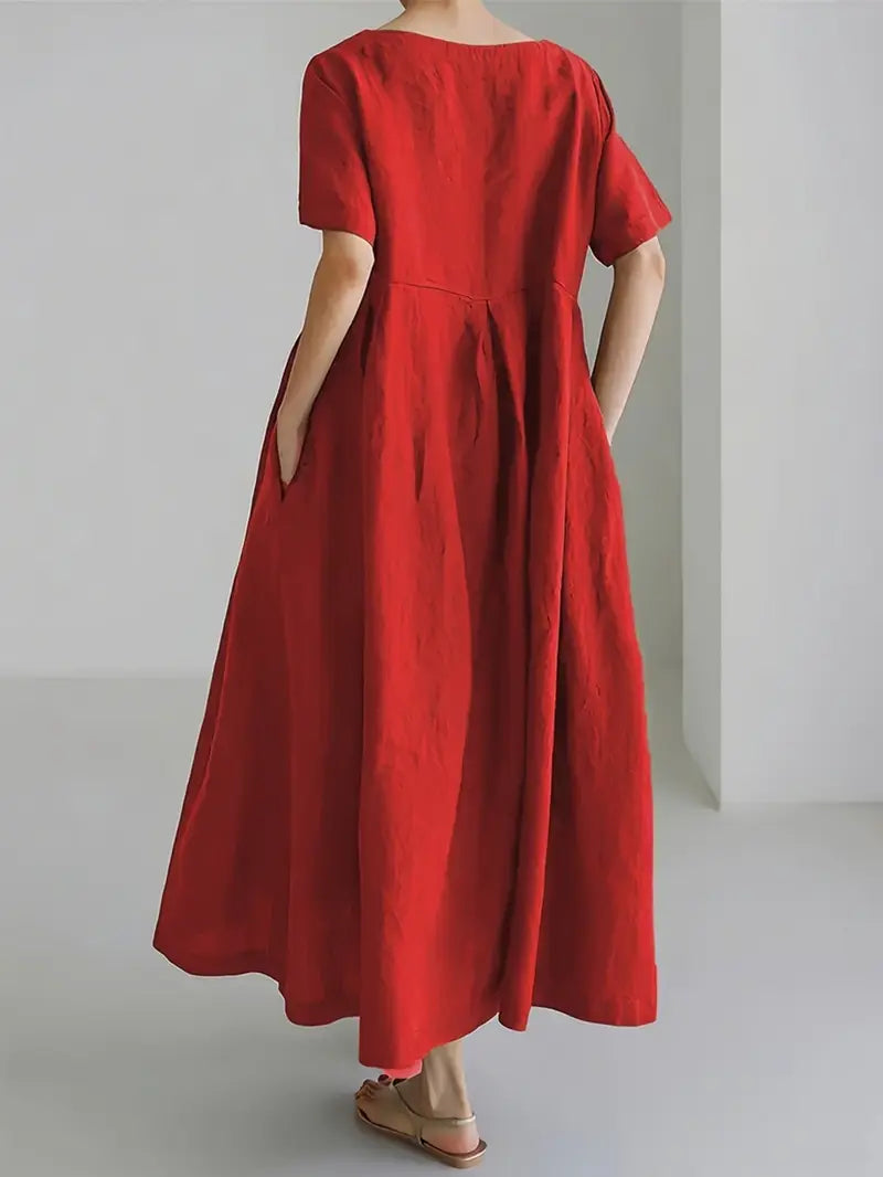 SLPY Linen Maxi Dress
