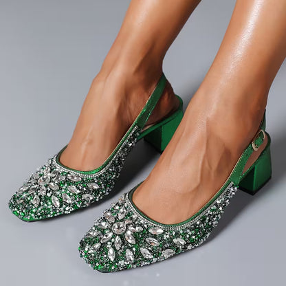 Luxurious Rhinestone Sandals