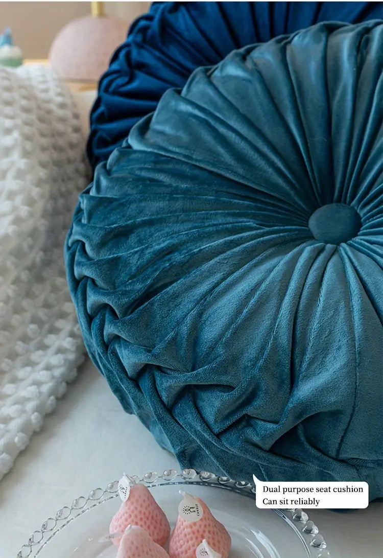 Pumpkin Velvet Throw Pillows