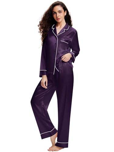 Satin Casual 3 Piece Pajama Sets