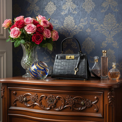 Lee Radziwill Inspired Petite Kelly Crossbody Handbag