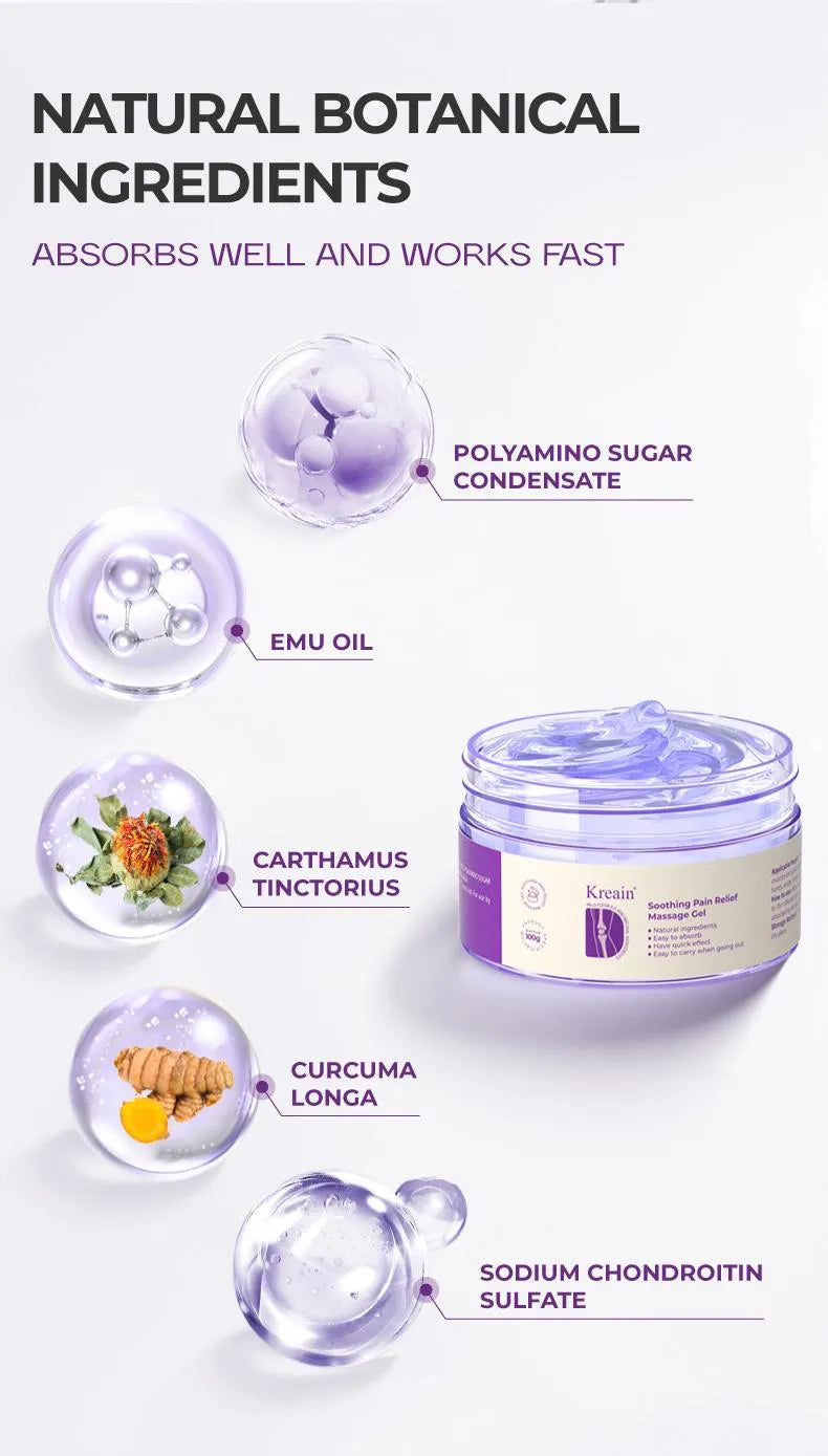 Kreain Soothing Pain Relief Massage Gel