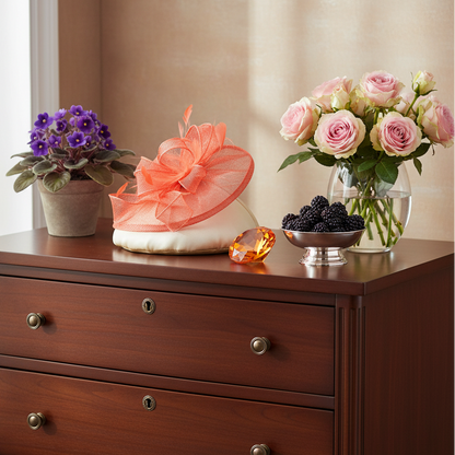 Hemp & Feather Hairpin Fascinators