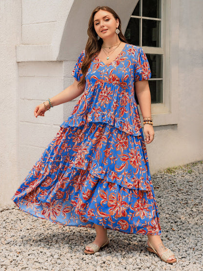 Rustty Dustty Plus Size Viscose Boho Dress