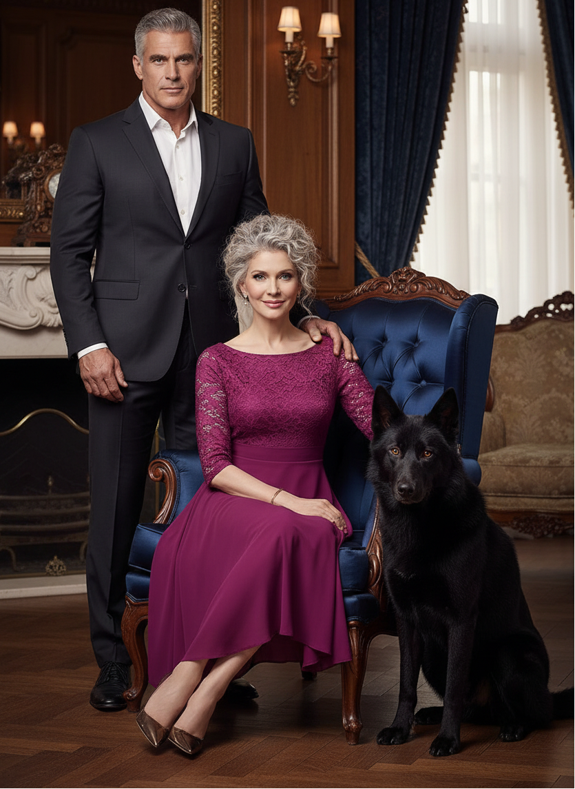 Vogue Chiffon Lace Midi Dress