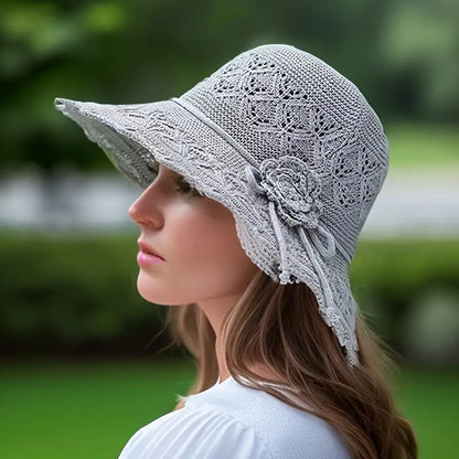 Lacy Breathable Wide Brim Sun Hats
